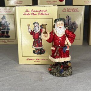The International Santa Claus Collection Father Christmas England Figurine 1992